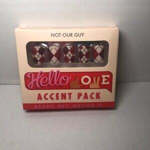 Hello Love Press On Nails: Not Our Guy  Accent Pack